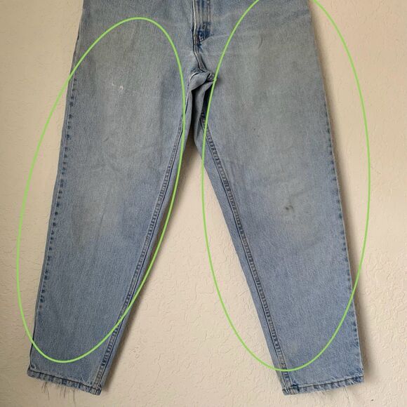 Vintage Levis 560 Jeans 32x30 Loose Fit Tapered 100% Cotton USA Rare Limited 90s - Picture 8 of 15